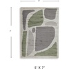 image:imageSignature Design by Ashley Flynnwick 5x7 Shag Rug Geometric Colorblock CreamPinkGray Stain Resistant Contemporary Polypropylene Area Rug for Living Room and Bedroom 53 W x 71 DGreenGrayIvory