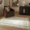 image:imageSignature Design by Ashley Flynnwick 5x7 Shag Rug Geometric Colorblock CreamPinkGray Stain Resistant Contemporary Polypropylene Area Rug for Living Room and Bedroom 53 W x 71 DCreamBrownTaupe
