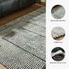 image:imageSignature Design by Ashley Flynnwick 5x7 Shag Rug Geometric Colorblock CreamPinkGray Stain Resistant Contemporary Polypropylene Area Rug for Living Room and Bedroom 53 W x 71 DBlackIvory