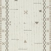 image:imageSignature Design by Ashley Flynnwick 5x7 Shag Rug Geometric Colorblock CreamPinkGray Stain Resistant Contemporary Polypropylene Area Rug for Living Room and Bedroom 53 W x 71 DCreamBrownTaupe