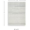 image:imageSignature Design by Ashley Flynnwick 5x7 Shag Rug Geometric Colorblock CreamPinkGray Stain Resistant Contemporary Polypropylene Area Rug for Living Room and Bedroom 53 W x 71 DIvoryBlue