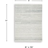 image:imageSignature Design by Ashley Flynnwick 5x7 Shag Rug Geometric Colorblock CreamPinkGray Stain Resistant Contemporary Polypropylene Area Rug for Living Room and Bedroom 53 W x 71 DIvoryBlue