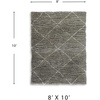 image:imageSignature Design by Ashley Flynnwick 5x7 Shag Rug Geometric Colorblock CreamPinkGray Stain Resistant Contemporary Polypropylene Area Rug for Living Room and Bedroom 53 W x 71 DGrayCream