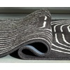 image:imageSignature Design by Ashley Flynnwick 5x7 Shag Rug Geometric Colorblock CreamPinkGray Stain Resistant Contemporary Polypropylene Area Rug for Living Room and Bedroom 53 W x 71 DBlackCream