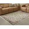 image:imageSignature Design by Ashley Flynnwick 5x7 Shag Rug Geometric Colorblock CreamPinkGray Stain Resistant Contemporary Polypropylene Area Rug for Living Room and Bedroom 53 W x 71 DBlueBrownBeige
