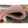 image:imageSignature Design by Ashley Flynnwick 5x7 Shag Rug Geometric Colorblock CreamPinkGray Stain Resistant Contemporary Polypropylene Area Rug for Living Room and Bedroom 53 W x 71 DCreamPinkGray