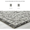 image:imageSignature Design by Ashley Flynnwick 5x7 Shag Rug Geometric Colorblock CreamPinkGray Stain Resistant Contemporary Polypropylene Area Rug for Living Room and Bedroom 53 W x 71 DBlackGrayIvory