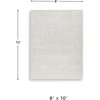 image:imageSignature Design by Ashley Flynnwick 5x7 Shag Rug Geometric Colorblock CreamPinkGray Stain Resistant Contemporary Polypropylene Area Rug for Living Room and Bedroom 53 W x 71 DTanIvory