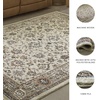 image:imageSignature Design by Ashley Flynnwick 5x7 Shag Rug Geometric Colorblock CreamPinkGray Stain Resistant Contemporary Polypropylene Area Rug for Living Room and Bedroom 53 W x 71 DBlueBrownBeige