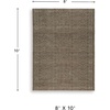 image:imageSignature Design by Ashley Flynnwick 5x7 Shag Rug Geometric Colorblock CreamPinkGray Stain Resistant Contemporary Polypropylene Area Rug for Living Room and Bedroom 53 W x 71 DBrownIvory