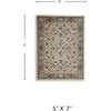 image:imageSignature Design by Ashley Flynnwick 5x7 Shag Rug Geometric Colorblock CreamPinkGray Stain Resistant Contemporary Polypropylene Area Rug for Living Room and Bedroom 53 W x 71 DBlueBrownBeige