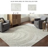 image:imageSignature Design by Ashley Flynnwick 5x7 Shag Rug Geometric Colorblock CreamPinkGray Stain Resistant Contemporary Polypropylene Area Rug for Living Room and Bedroom 53 W x 71 DIvoryGreenBrown