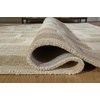 image:imageSignature Design by Ashley Flynnwick 5x7 Shag Rug Geometric Colorblock CreamPinkGray Stain Resistant Contemporary Polypropylene Area Rug for Living Room and Bedroom 53 W x 71 DTanBrownWhite