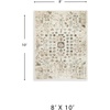 image:imageSignature Design by Ashley Flynnwick 5x7 Shag Rug Geometric Colorblock CreamPinkGray Stain Resistant Contemporary Polypropylene Area Rug for Living Room and Bedroom 53 W x 71 DIvoryBrownTeal