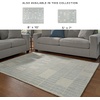 image:imageSignature Design by Ashley Flynnwick 5x7 Shag Rug Geometric Colorblock CreamPinkGray Stain Resistant Contemporary Polypropylene Area Rug for Living Room and Bedroom 53 W x 71 DBlueIvory