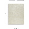 image:imageSignature Design by Ashley Flynnwick 5x7 Shag Rug Geometric Colorblock CreamPinkGray Stain Resistant Contemporary Polypropylene Area Rug for Living Room and Bedroom 53 W x 71 DBeigeTan
