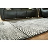 image:imageSignature Design by Ashley Flynnwick 5x7 Shag Rug Geometric Colorblock CreamPinkGray Stain Resistant Contemporary Polypropylene Area Rug for Living Room and Bedroom 53 W x 71 DBlackIvory
