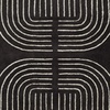 image:imageSignature Design by Ashley Flynnwick 5x7 Shag Rug Geometric Colorblock CreamPinkGray Stain Resistant Contemporary Polypropylene Area Rug for Living Room and Bedroom 53 W x 71 DBlackCream