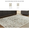 image:imageSignature Design by Ashley Flynnwick 5x7 Shag Rug Geometric Colorblock CreamPinkGray Stain Resistant Contemporary Polypropylene Area Rug for Living Room and Bedroom 53 W x 71 DIvoryBrownTeal