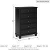 image:imageSignature Design by Ashley Fortman White 7Drawer Wide Dresser for BedroomBlack