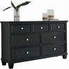 image:imageSignature Design by Ashley Fortman White 7Drawer Wide Dresser for BedroomBlack