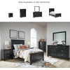 image:imageSignature Design by Ashley Fortman White 7Drawer Wide Dresser for BedroomBlack