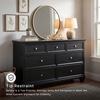 image:imageSignature Design by Ashley Fortman White 7Drawer Wide Dresser for BedroomBlack