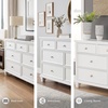 image:imageSignature Design by Ashley Fortman White 7Drawer Wide Dresser for BedroomWhite