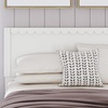 image:imageSignature Design by Ashley Hallityn Full Panel Headboard Matte WhiteFull