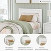 image:imageSignature Design by Ashley Hallityn Full Panel Headboard Matte WhiteTwin