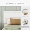 image:imageSignature Design by Ashley Hallityn Full Panel Headboard Matte WhiteTwin
