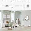 image:imageSignature Design by Ashley Hallityn Full Panel Headboard Matte WhiteTwin