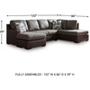 image:imageSignature Design by Ashley Helson 2Piece Sleeper Sectional with Chaise