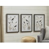 image:imageSignature Design by Ashley Honslow Framed Wall Art Set of 3 Brown