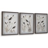 image:imageSignature Design by Ashley Honslow Framed Wall Art Set of 3 Brown