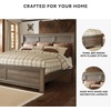 image:imageSignature Design by Ashley Juararo Queen Panel Headboard Dark BrownCalifornia King