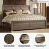 image:imageSignature Design by Ashley Juararo Queen Panel Headboard Dark BrownKing