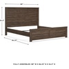 image:imageSignature Design by Ashley Juararo Queen Panel Headboard Dark BrownKing