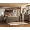 image:imageSignature Design by Ashley Juararo Queen Panel Headboard Dark BrownKingCal King