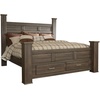 image:imageSignature Design by Ashley Juararo Queen Panel Headboard Dark BrownKingCal King