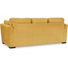 image:imageSignature Design by Ashley Keerwick Scandinavian 2in1 Sofa Sleeper with Folding Gel Memory Foam Mattress and 4 Pillows Queen YellowYellow