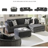 image:imageSignature Design by Ashley LShape Sleeper Sectional with Chaise GrayCharcoal