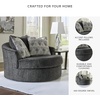 image:imageSignature Design by Ashley LShape Sleeper Sectional with Chaise GrayCharcoal