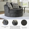 image:imageSignature Design by Ashley LShape Sleeper Sectional with Chaise GrayCharcoal