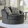 image:imageSignature Design by Ashley LShape Sleeper Sectional with Chaise GrayCharcoal