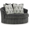 image:imageSignature Design by Ashley LShape Sleeper Sectional with Chaise GrayCharcoal