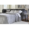 image:imageSignature Design by Ashley LShape Sleeper Sectional with Chaise GrayDark Gray