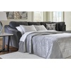 image:imageSignature Design by Ashley LShape Sleeper Sectional with Chaise GrayDark Gray
