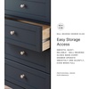image:imageSignature Design by Ashley Landocken 4 Drawer Tall Blue Dresser for Bedroom4 Drawer Chest