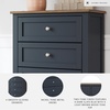 image:imageSignature Design by Ashley Landocken 4 Drawer Tall Blue Dresser for Bedroom4 Drawer Chest